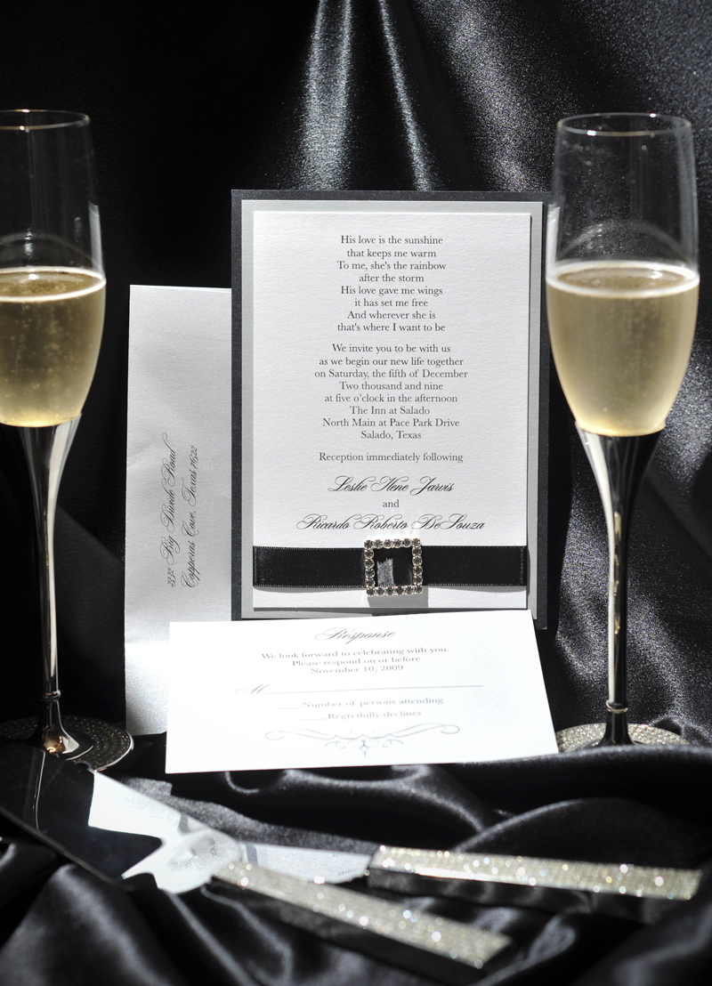 Classic Rhinestone Invitation