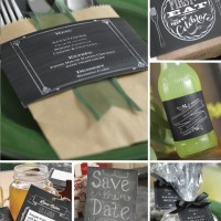chalkboard wedding ideas