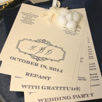 custom invitation austin texas; custom wedding invitations dripping springs texas; carlson craft wedding invitations; wedding menus; place cards; escort cards; ceremony programs; wedding ceremony essentials; seating charts; laser cutting;