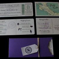 Boarding Pass destination invitation