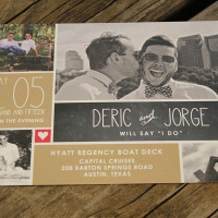 Photo invitation LGBT wedding